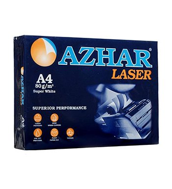 ورق ابيض ازهار 80 جم